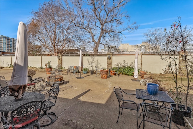 view of patio