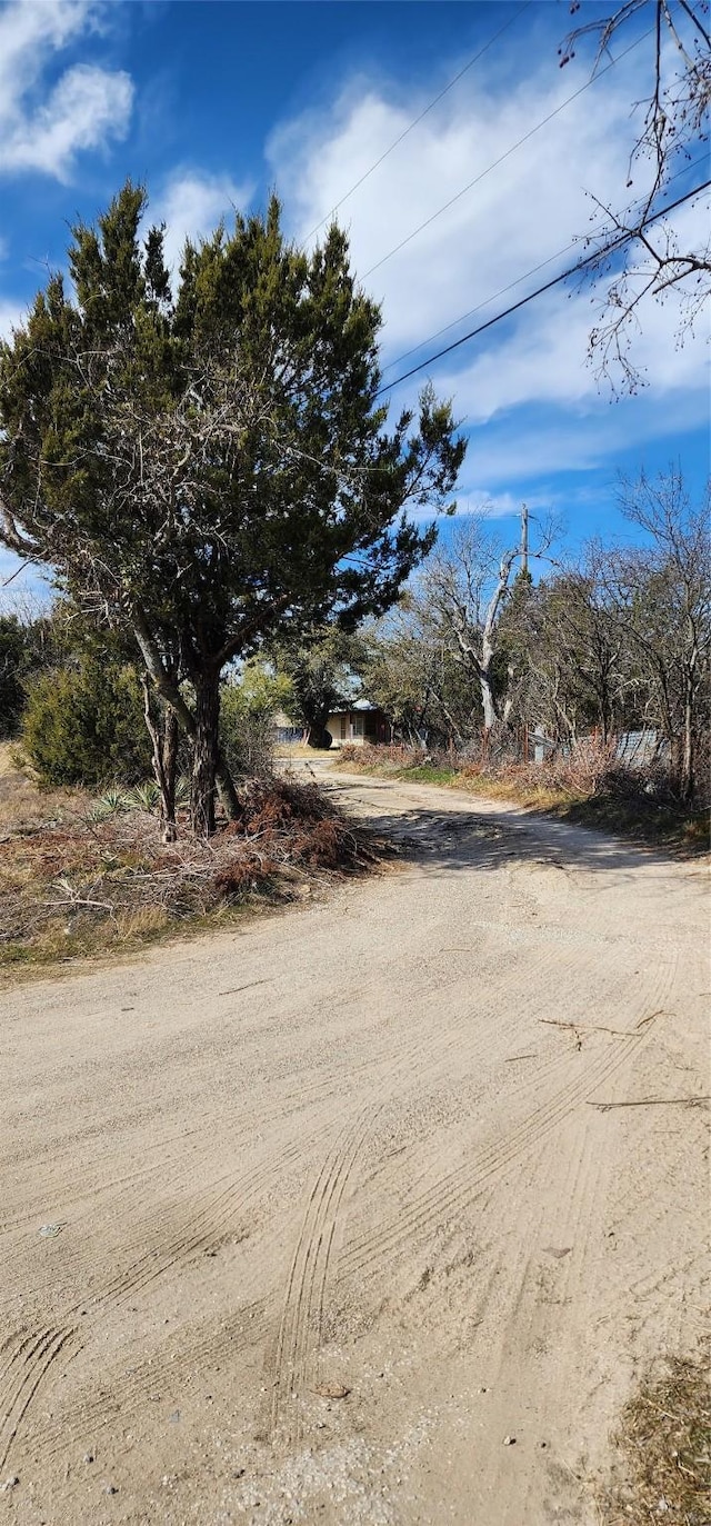 view of road