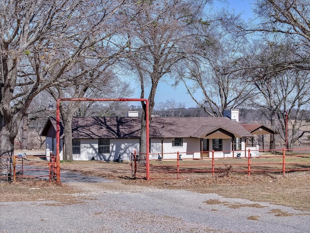 view of front of house