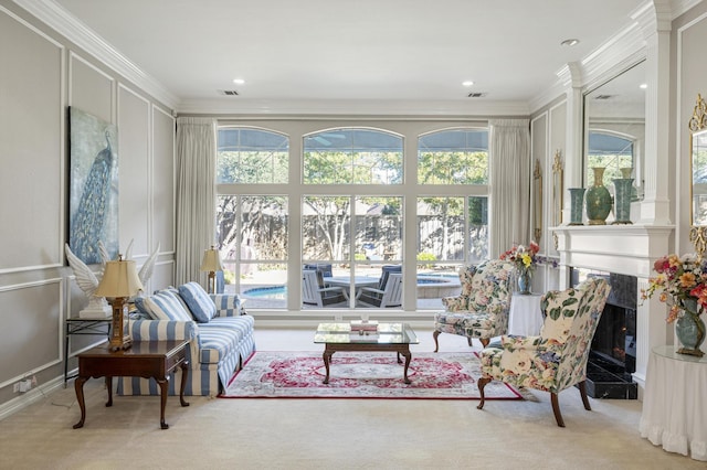 sunroom / solarium featuring plenty of natural light