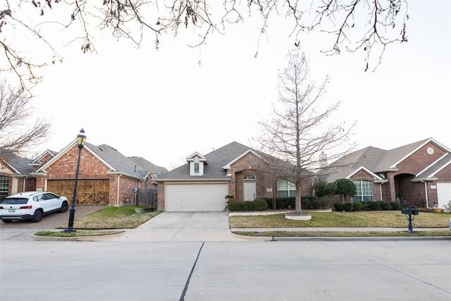 ranch-style house with a garage