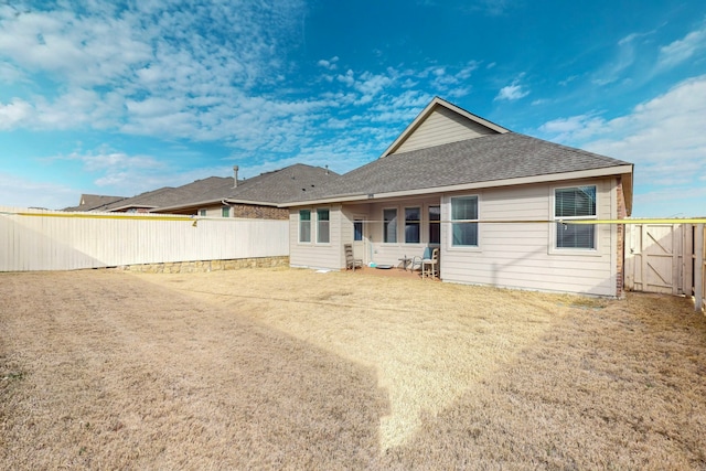 view of rear view of house