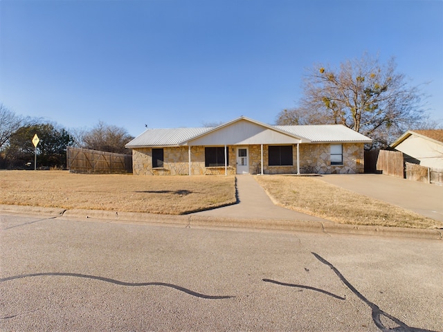 view of ranch-style home