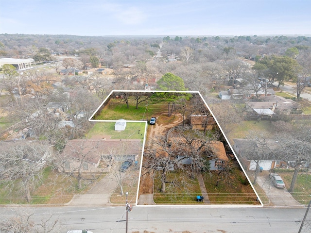 2325 Halbert St, Fort Worth, TX 76112 - aerial view of property's location featuring property boundaries highlighted