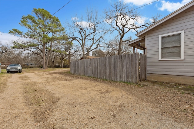 2325 Halbert St, Fort Worth, TX 76112 - view of yard featuring dirt driveway