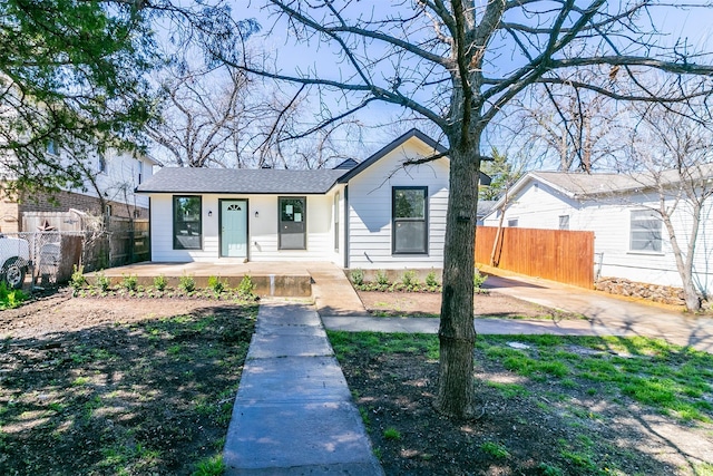 view of front of home with a porch