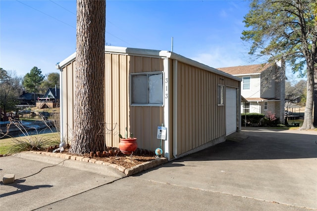 view of outbuilding