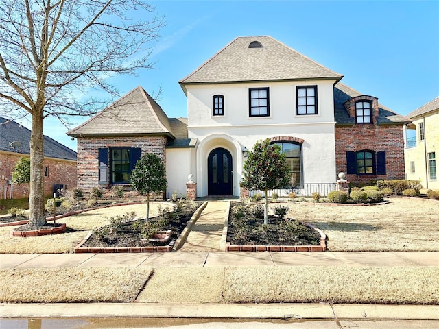 view of french country style house