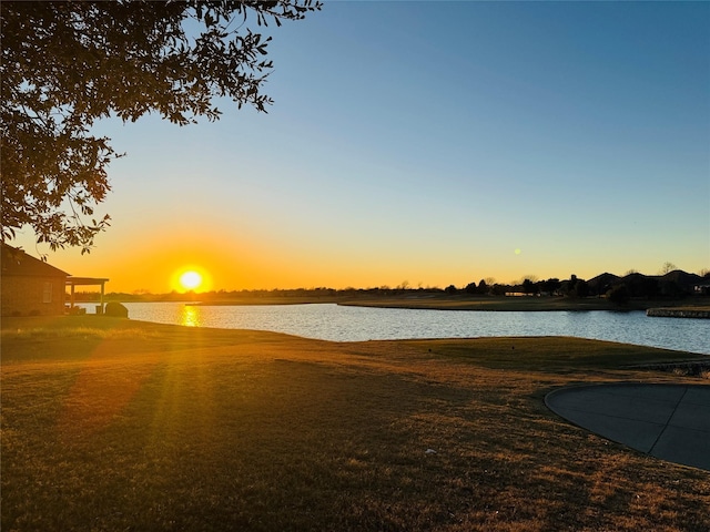 property view of water