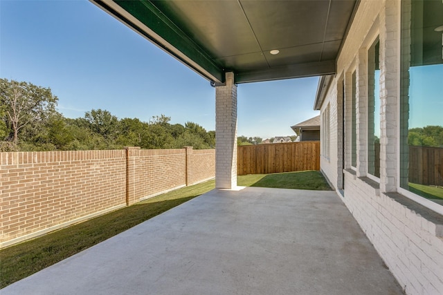 view of patio