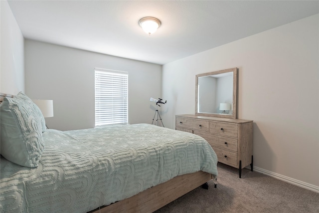 bedroom with carpet flooring