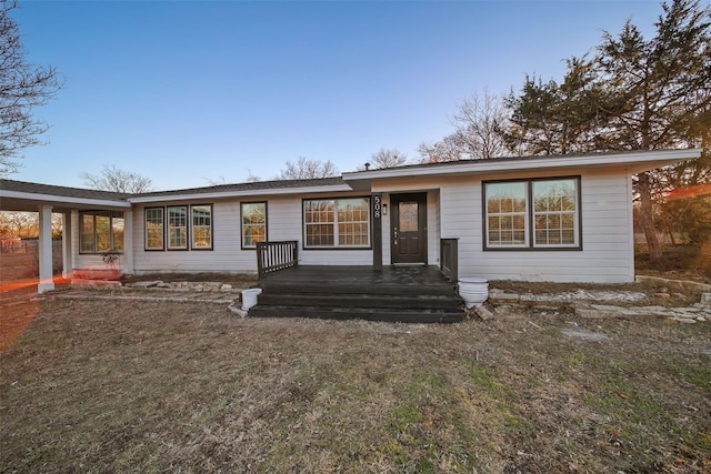 view of rear view of house