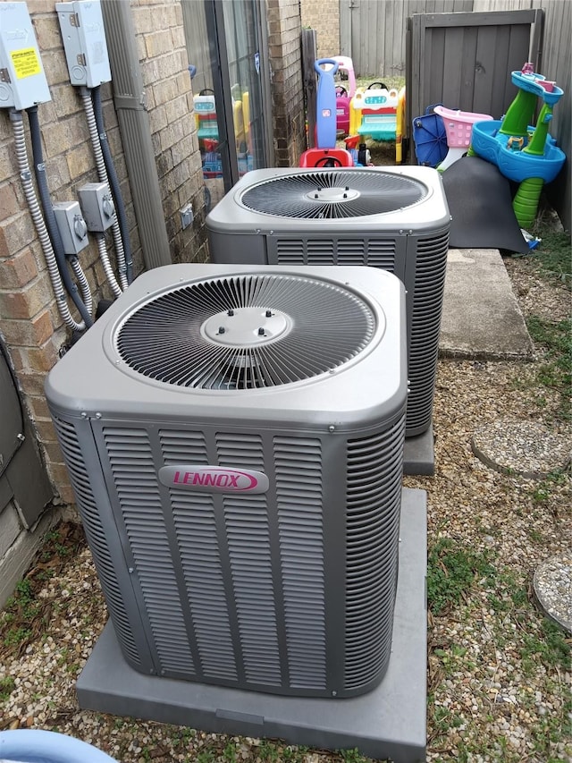 330 W Harwood Rd Unit C, Hurst, TX 76054 - exterior view of central air condition unit