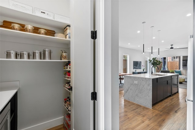 pantry featuring sink