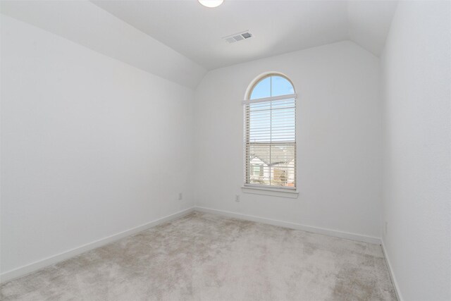 living area with light colored carpet