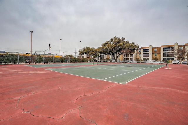 view of sport court