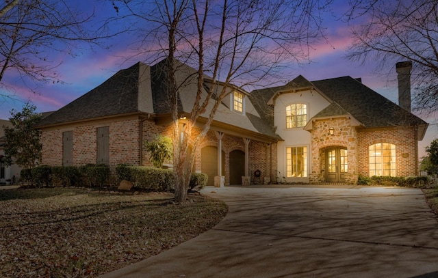 view of front of property