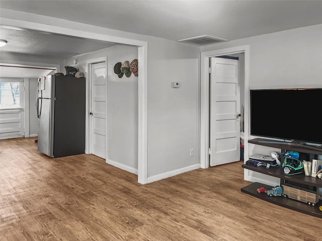 living room featuring hardwood / wood-style flooring