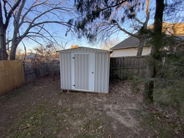 view of outdoor structure