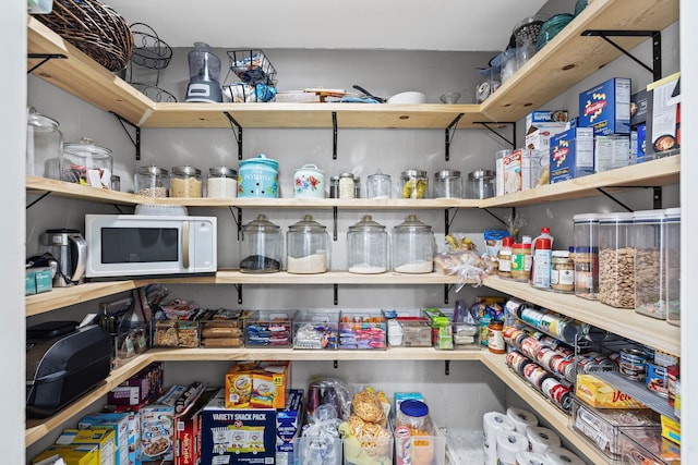 view of pantry