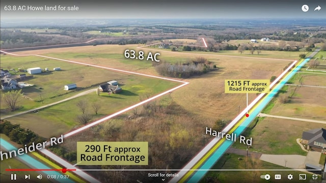 3243 Harrell Rd, Howe TX, 75459 land for sale