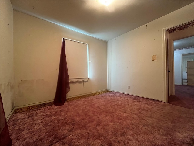 spare room featuring carpet floors