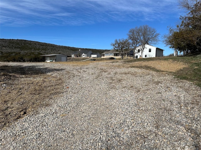 exterior space featuring an outbuilding