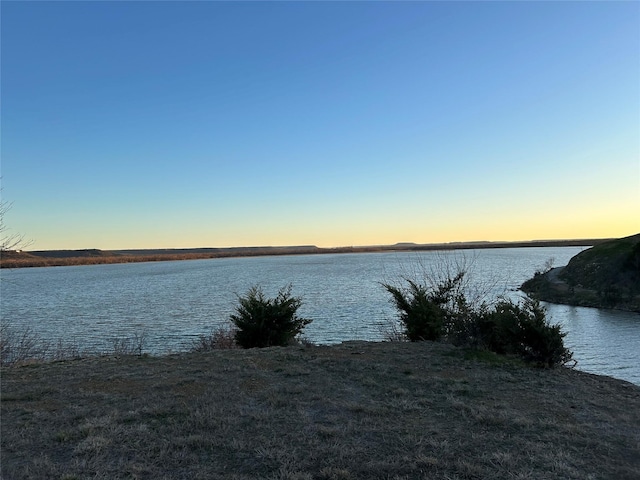 view of water feature