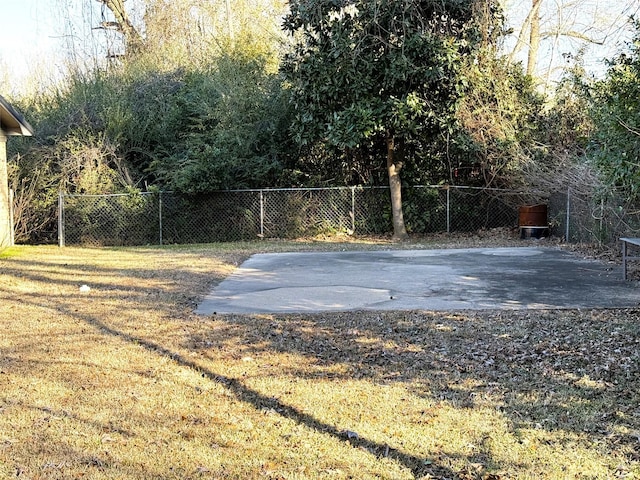 view of basketball court