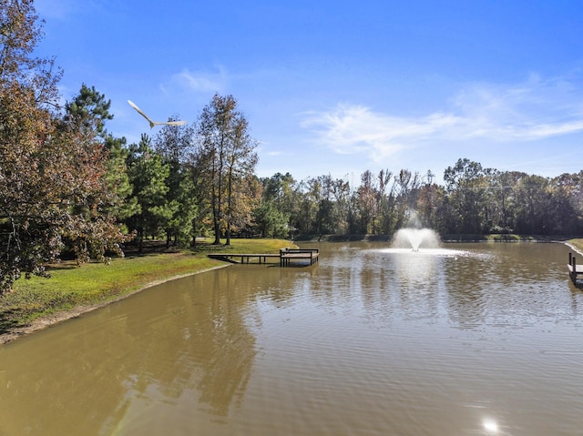 view of water feature