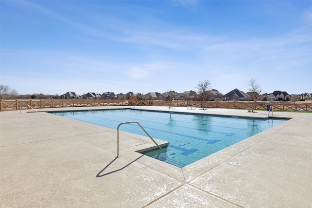 view of pool