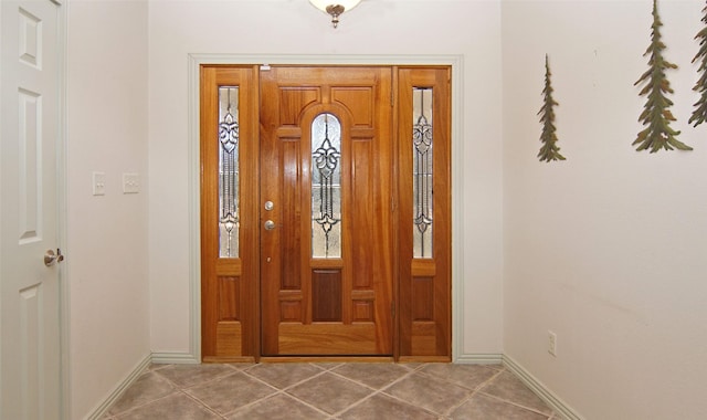 view of entrance foyer