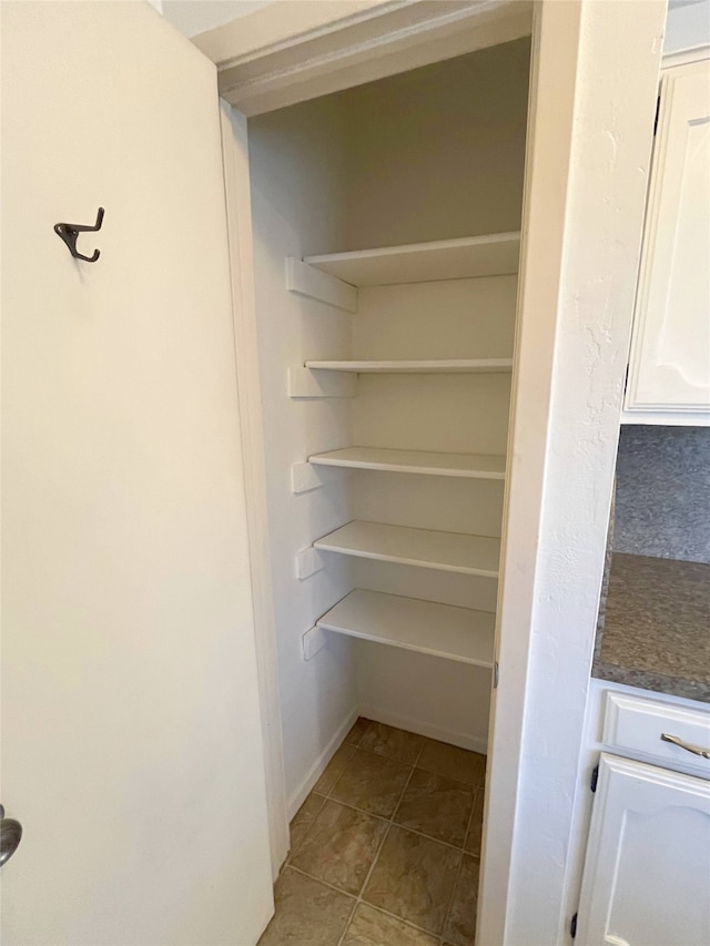 view of pantry