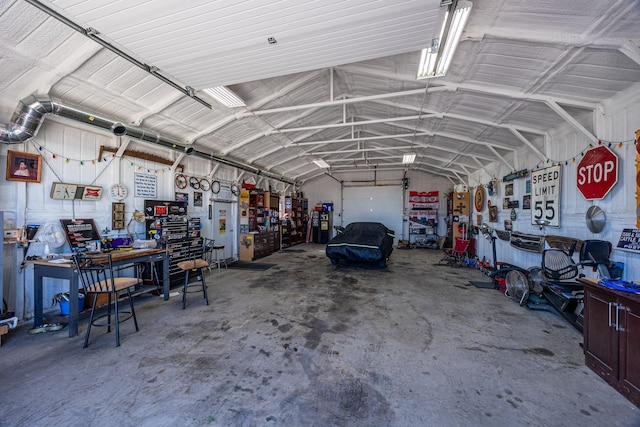 166 Cactus Dr, Decatur, TX 76234 - garage with a workshop area