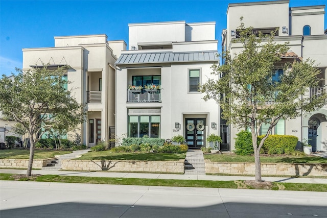 view of front of home featuring french doors