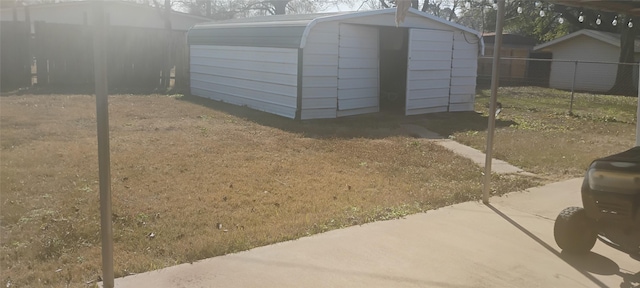 view of outbuilding