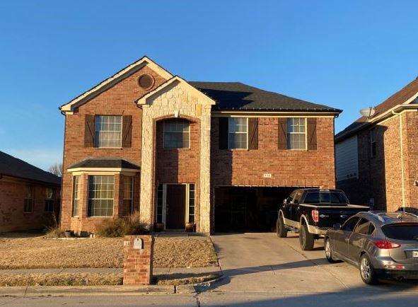 front facade featuring a garage