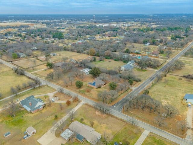 bird's eye view featuring a rural view