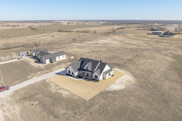 bird's eye view featuring a rural view