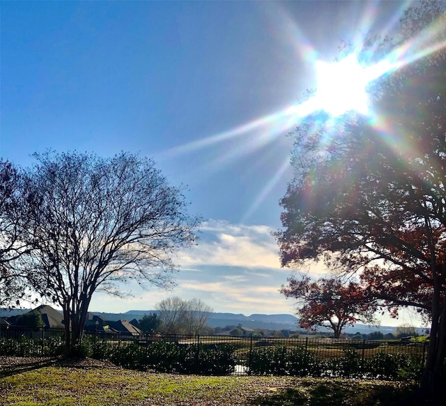 property view of mountains with a rural view