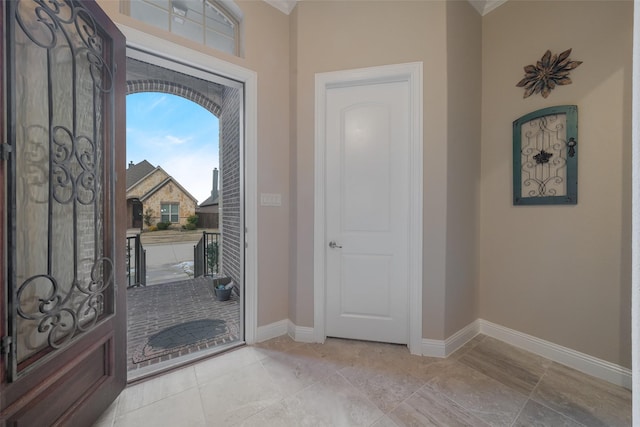 view of foyer