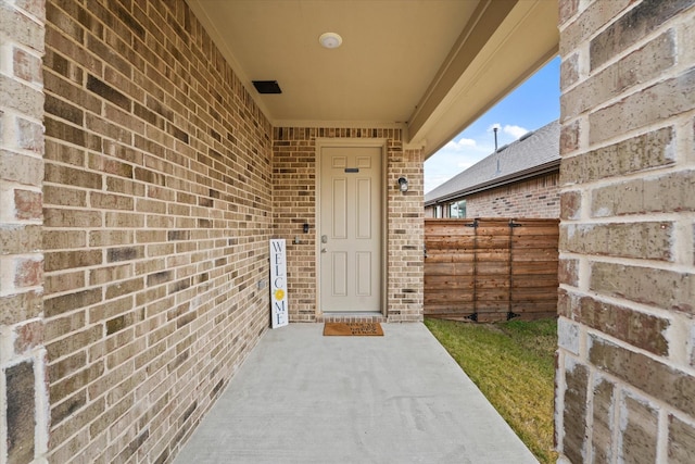 view of property entrance