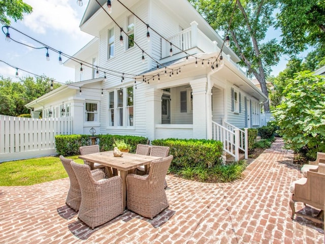 exterior space featuring a patio area