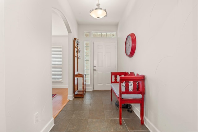 view of entrance foyer