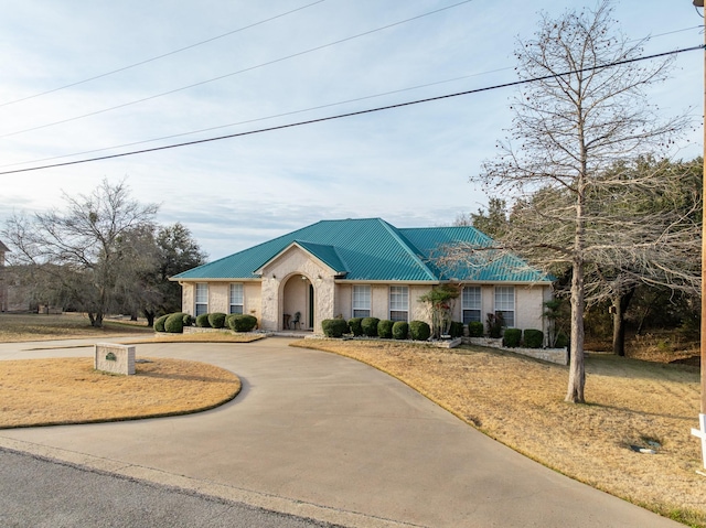 view of ranch-style home