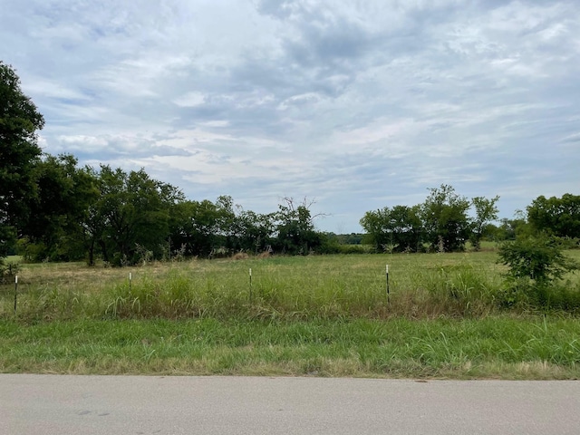 view of landscape featuring a rural view