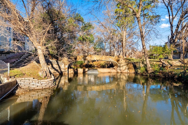 view of water feature