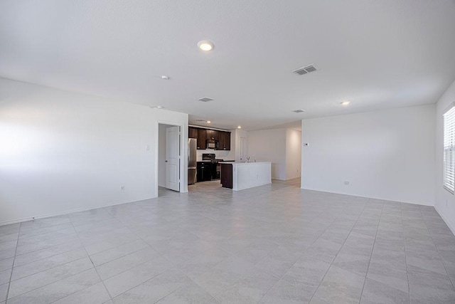 view of unfurnished living room