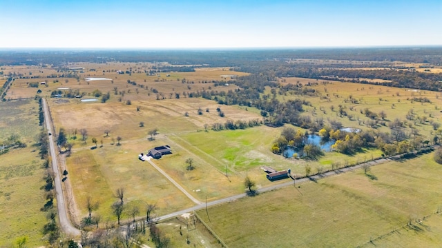 bird's eye view featuring a rural view