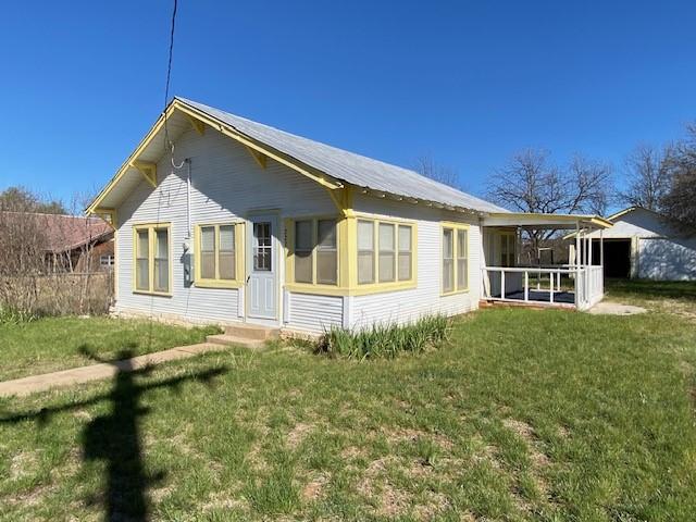 view of back of property